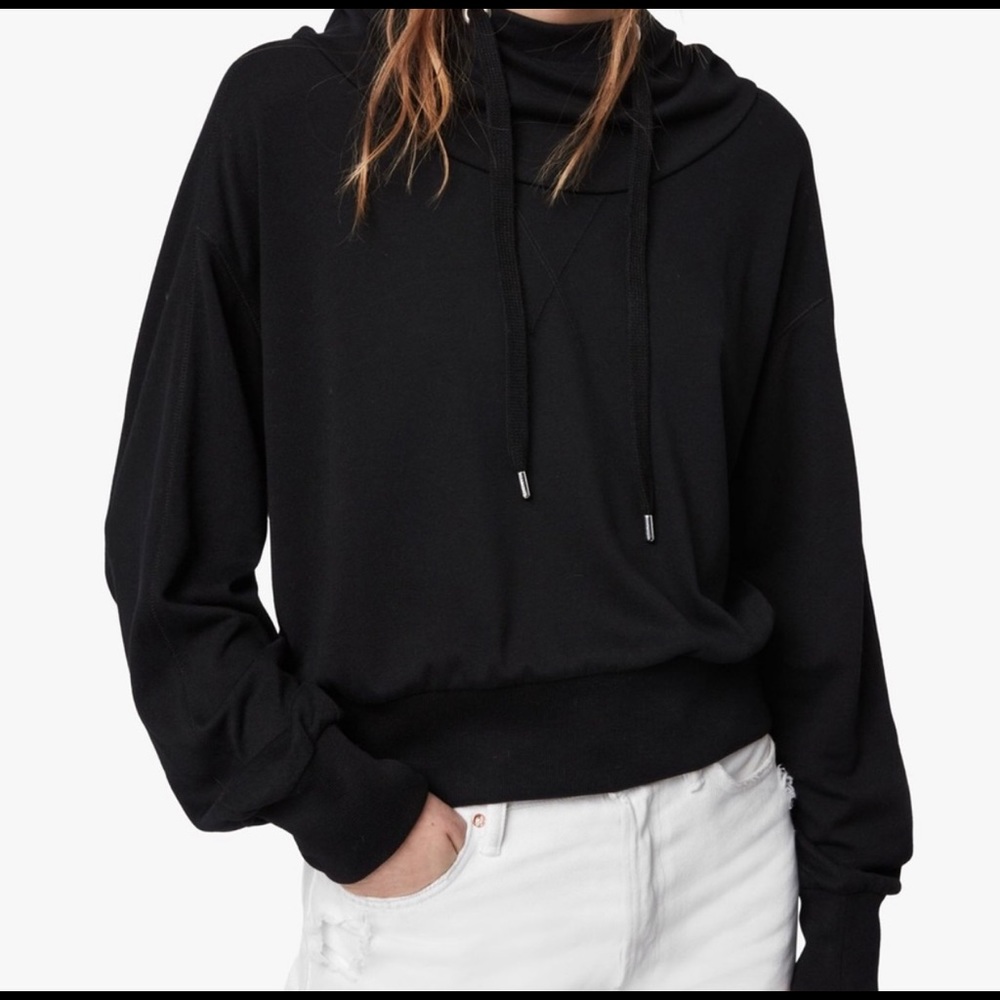 All Saints Rita Hooded Sweatshirt Pullover Size XS